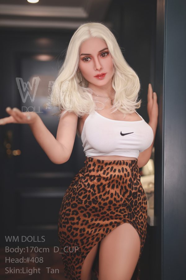 170cm/5ft7 D-cup Curvy Bombshell Silicone Sex Doll Glimmer#408