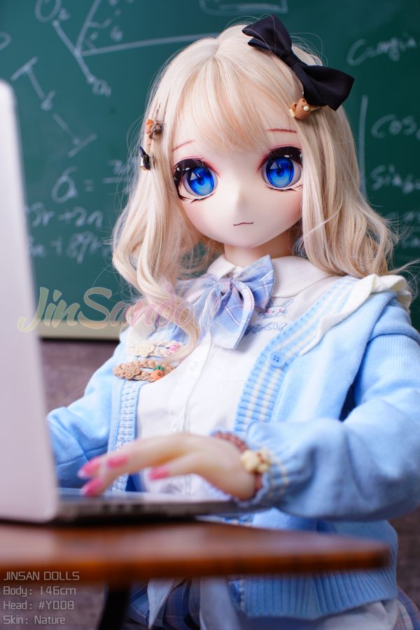 146cm/4ft9 B-cup Cute Anime-Style Doll Hazel  #JS146-Y008