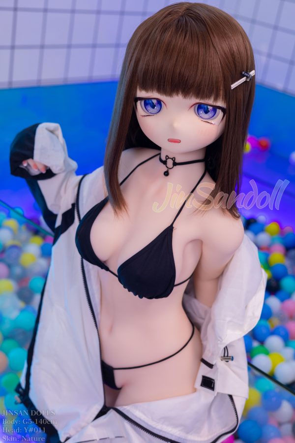 140cm/4ft7 A-cup Cute Anime-Style Doll Kiko  #JS 140cm+Y011