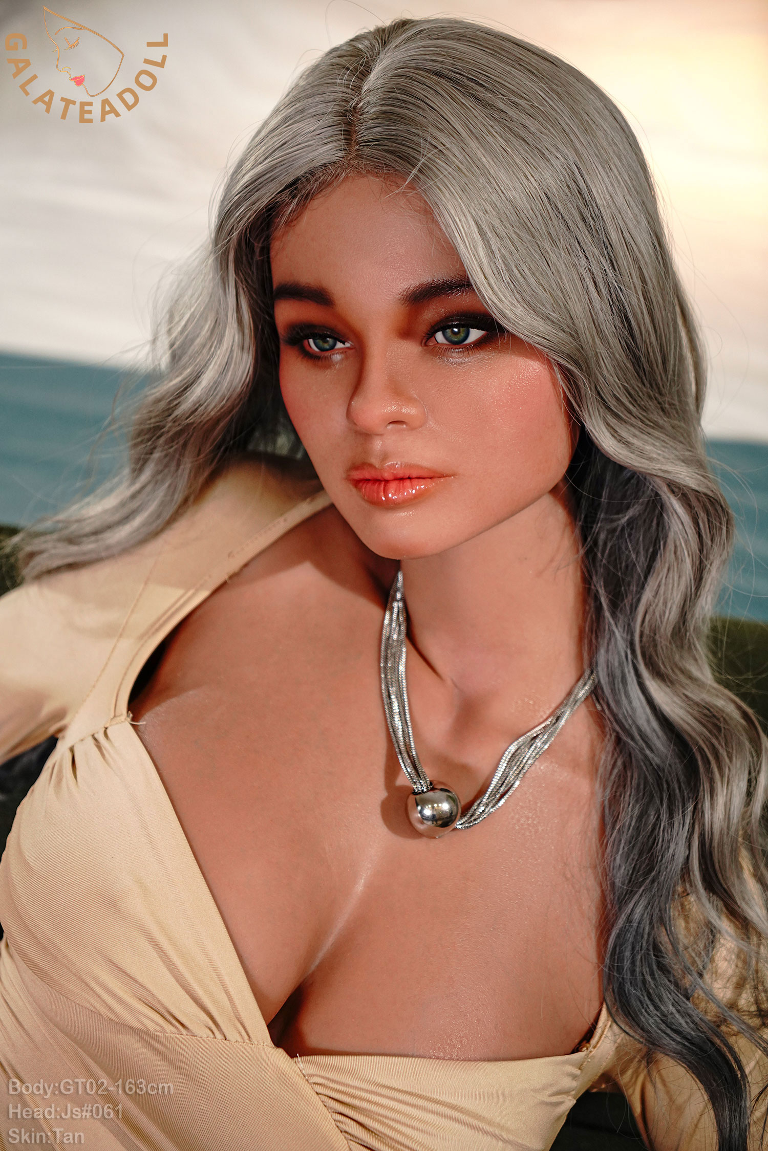 163cm/5ft4 D-cup Blonde Girl Next Doll Midnight #GT02-163cm+js061 - Image 2