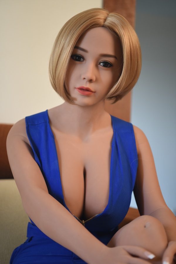 161cm/5ft3 D-cup Sexy Golden-Haired Doll Ida #JS161-70